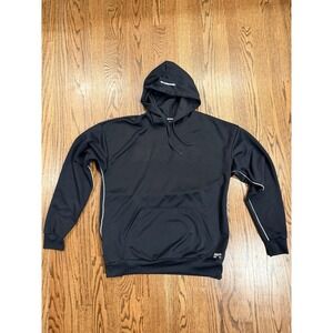 Nike F.C. DriFIT Soccer Hoodie Embossed Logo Thumbholes Medium Black Lightweight